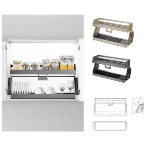 Giá Bát Nâng Hạ EUM9080 - Rộng 800