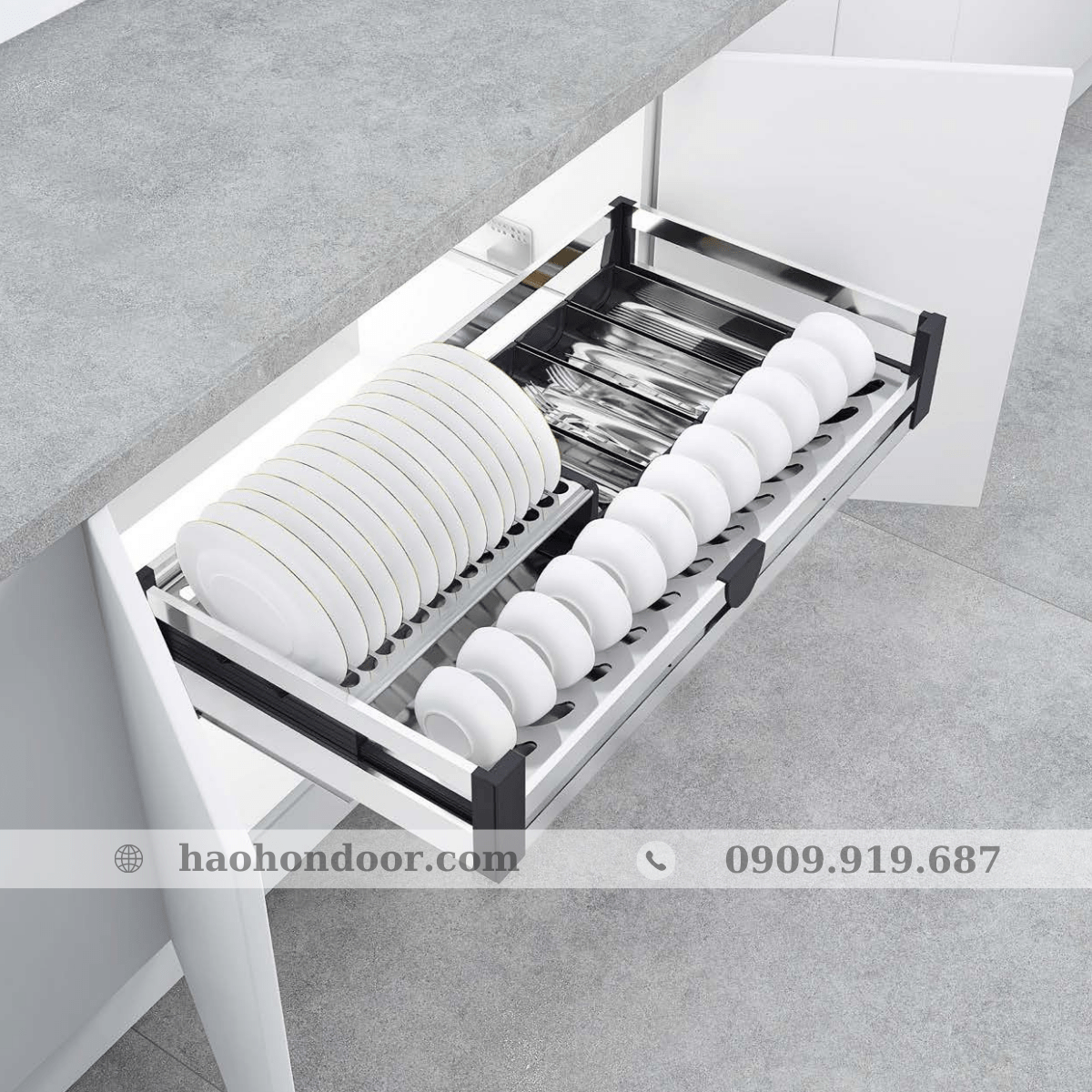 Giá Để Bát Đĩa Tủ Dưới EU133700 - Rộng 700 3 Giá Để Bát Đĩa Tủ Dưới EU133700 - Rộng 700