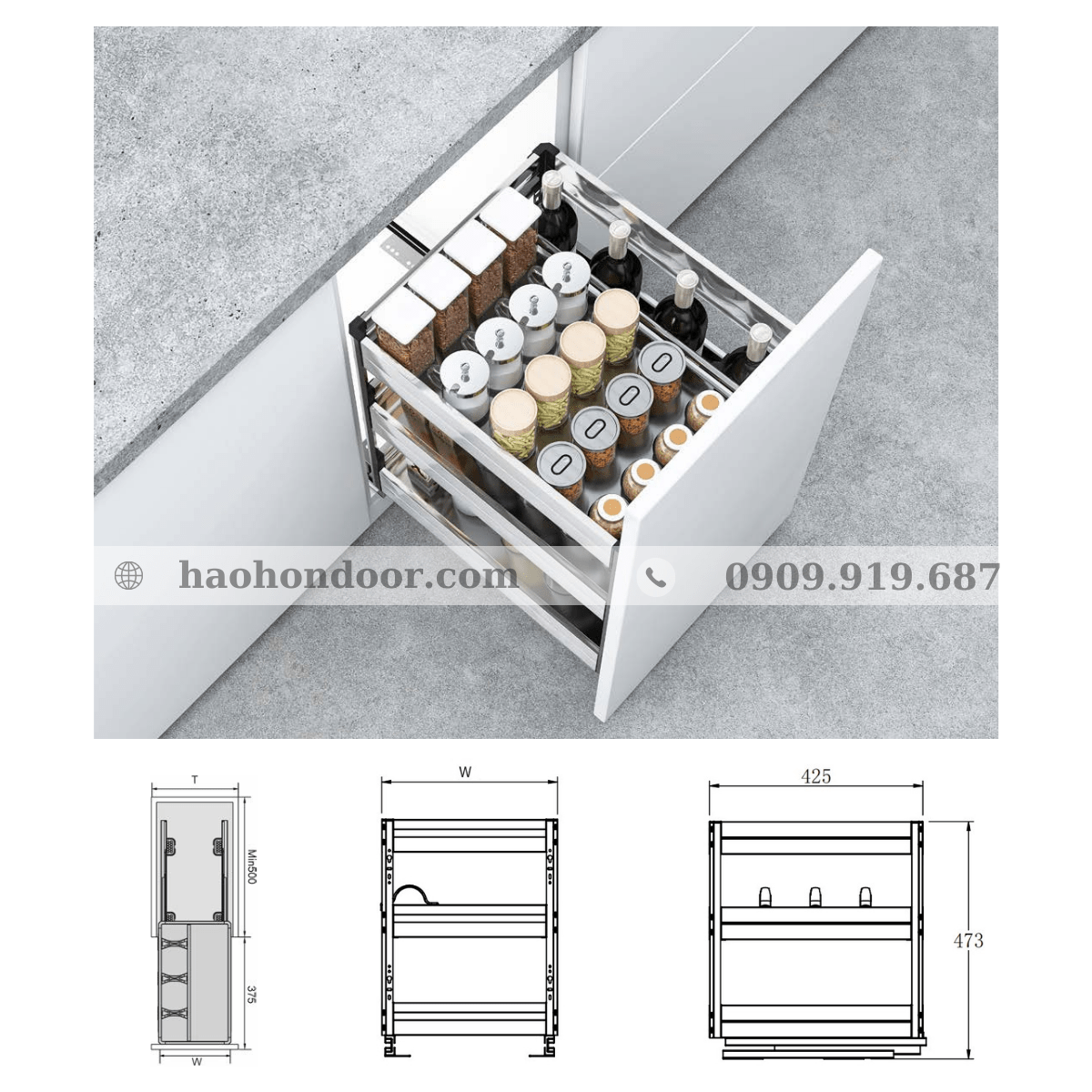 Giá Gia Vị EU1240 - Rộng 400 4 Giá Gia Vị EU1240 - Rộng 400 - Ảnh 2