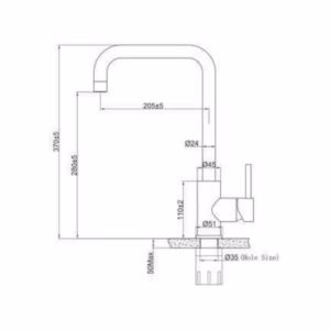 Alternative view of Vòi Nước Rửa Chén - EUF015M - EUROGOLD