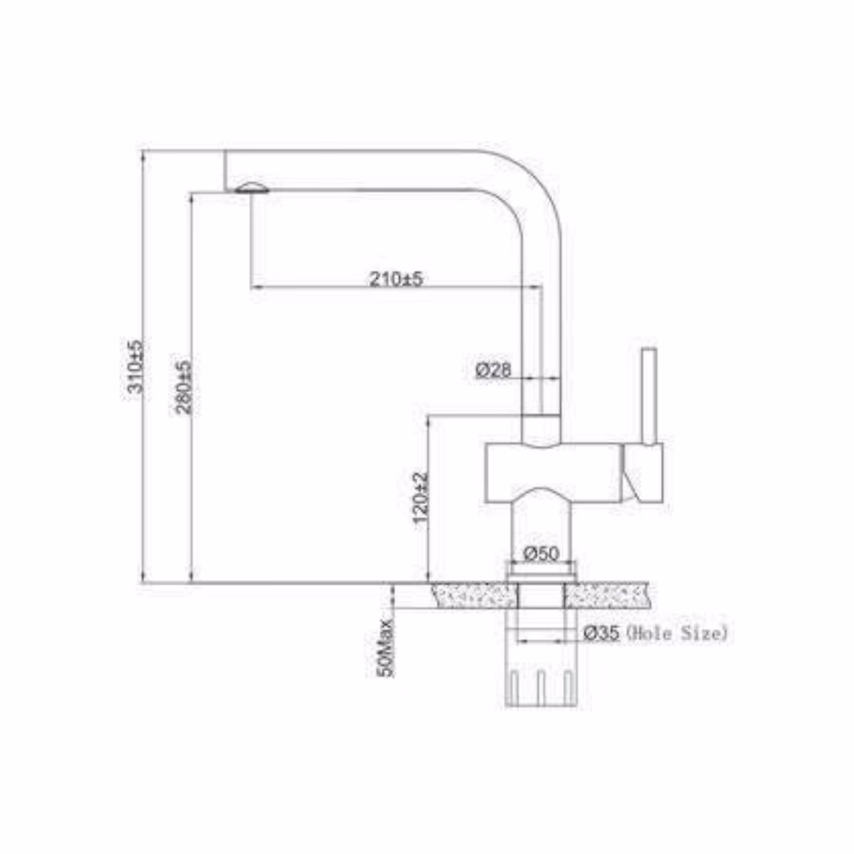 Vòi Nước Rửa Chén - EUF020BR - EUROGOLD 4 Vòi Nước Rửa Chén - EUF020BR - EUROGOLD - Ảnh 2