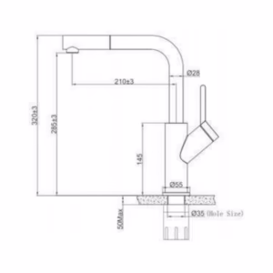 Alternative view of Vòi Nước Rửa Chén - EUF120DR - EUROGOLD
