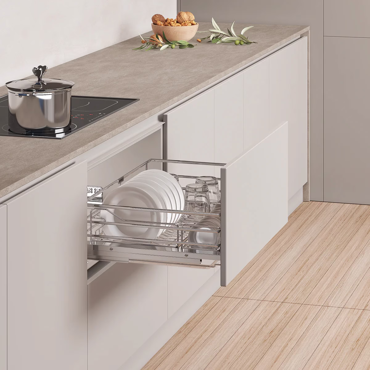 Giá Bát Đĩa Tủ Dưới - 549.04.047 - KASON FLEX - HAFELE 4 Giá Bát Đĩa Tủ Dưới - 549.04.047 - KASON FLEX - HAFELE - Ảnh 2
