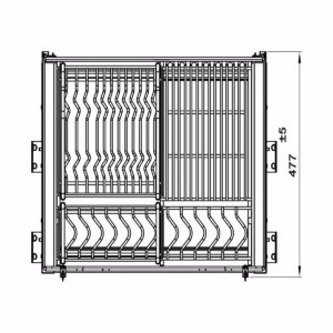 Giá Bát Đĩa Tủ Dưới - 549.04.047 - KASON FLEX - HAFELE 8 Giá Bát Đĩa Tủ Dưới - 549.04.047 - KASON FLEX - HAFELE - Ảnh 3