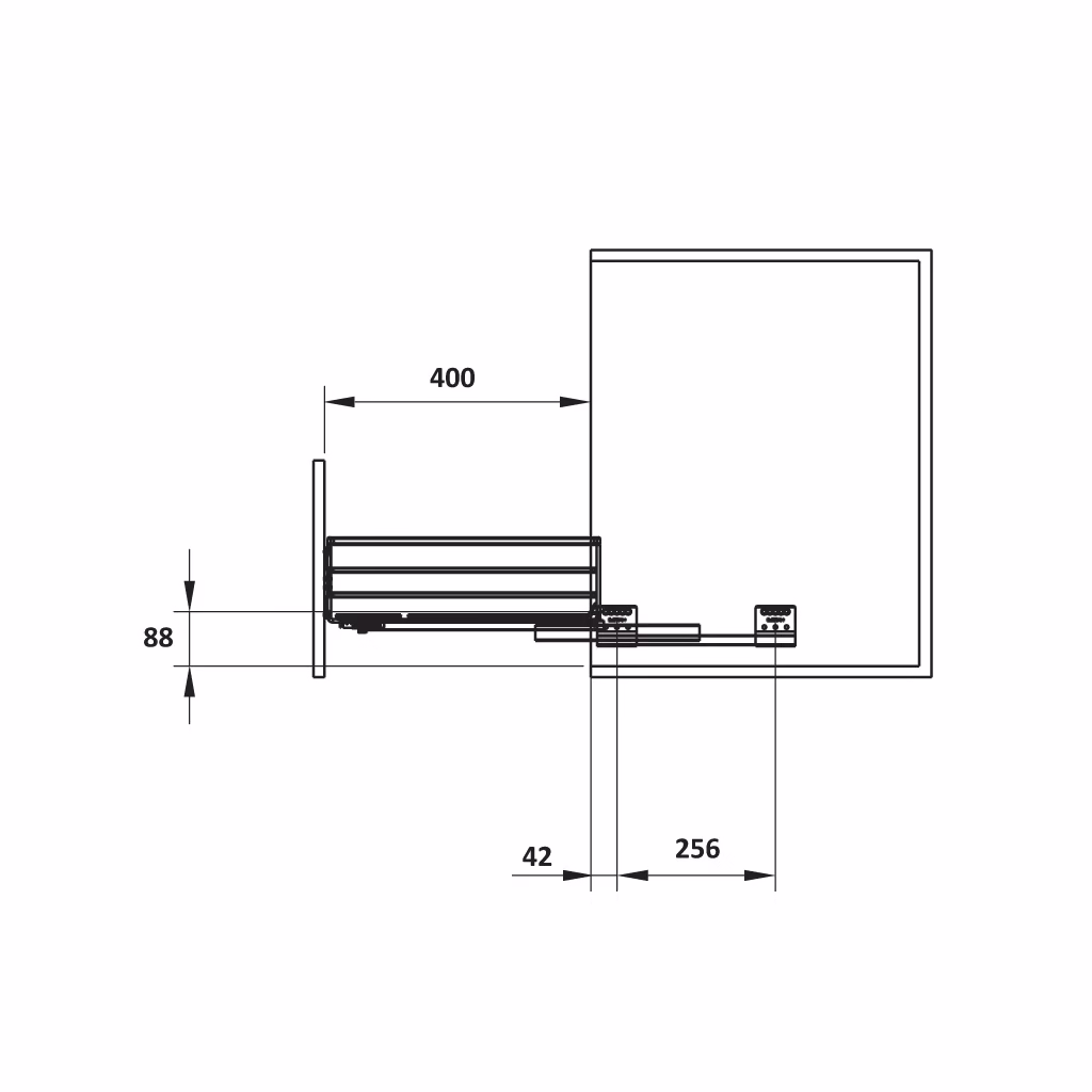 Giá Bát Đĩa Tủ Dưới - 549.08.011 - CAPPELLA - HAFELE 3 Giá Bát Đĩa Tủ Dưới - 549.08.011 - CAPPELLA - HAFELE
