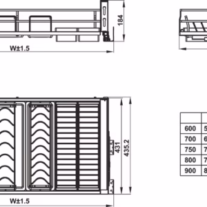 Giá Bát Đĩa Tủ Dưới - 549.08.884 - KASON FLEX - HAFELE - Ảnh 4