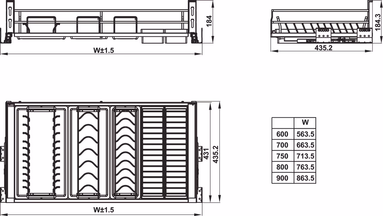 Giá Bát Đĩa Tủ Dưới - 549.08.888 - KASON FLEX - HAFELE 5 Giá Bát Đĩa Tủ Dưới - 549.08.888 - KASON FLEX - HAFELE - Ảnh 4
