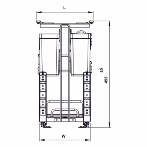 Giá Dao Thớt - 547.11.004 - OMERO MULTI - HAFELE - Ảnh 4