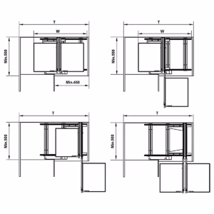 Giá Góc Liên Hoàn - 595.50.804 - OLLA - HAFELE - Ảnh 4